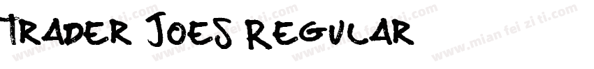 Trader Joes Regular字体转换
